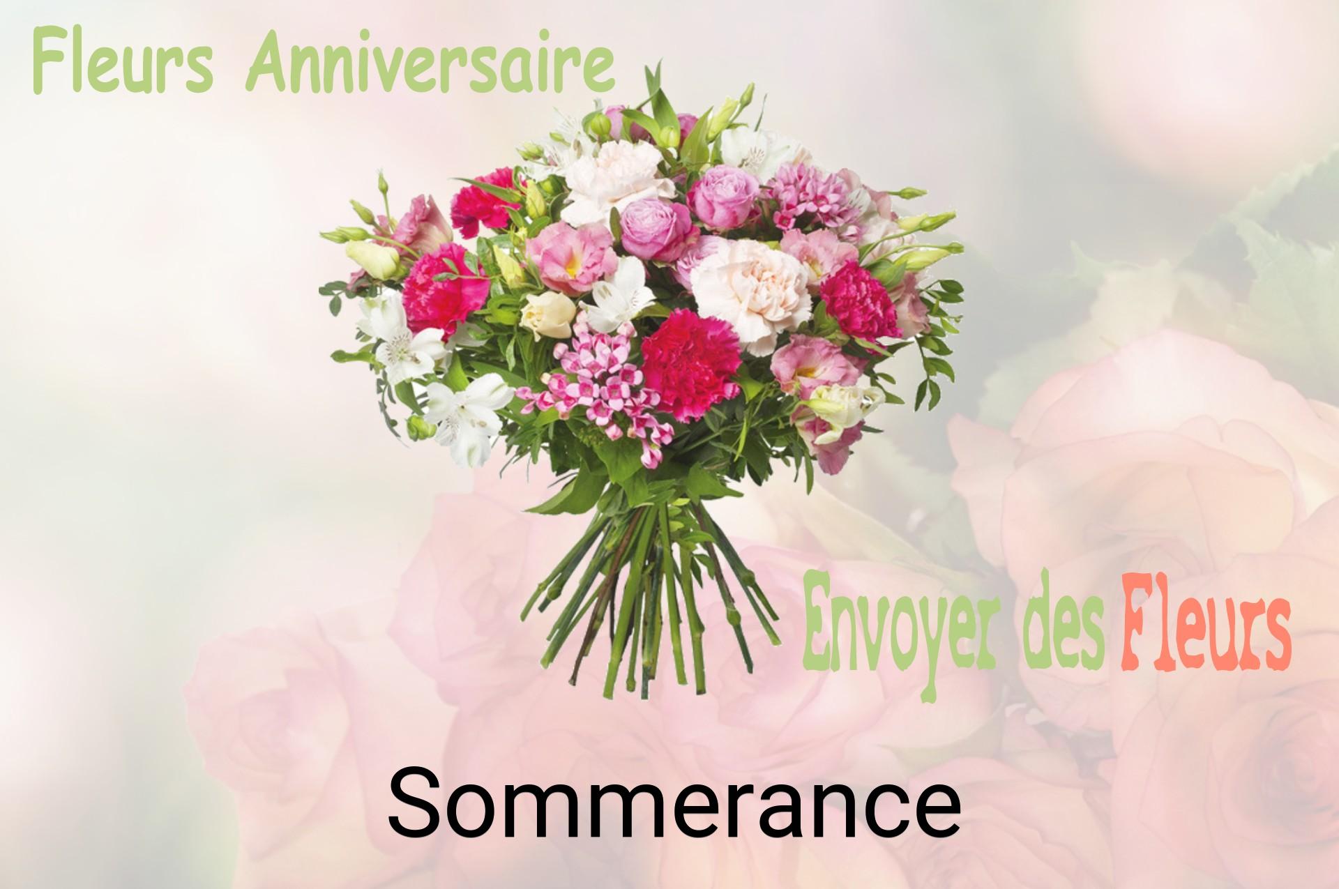 Bouquet de fleurs d’anniversaire livré à Sommerance