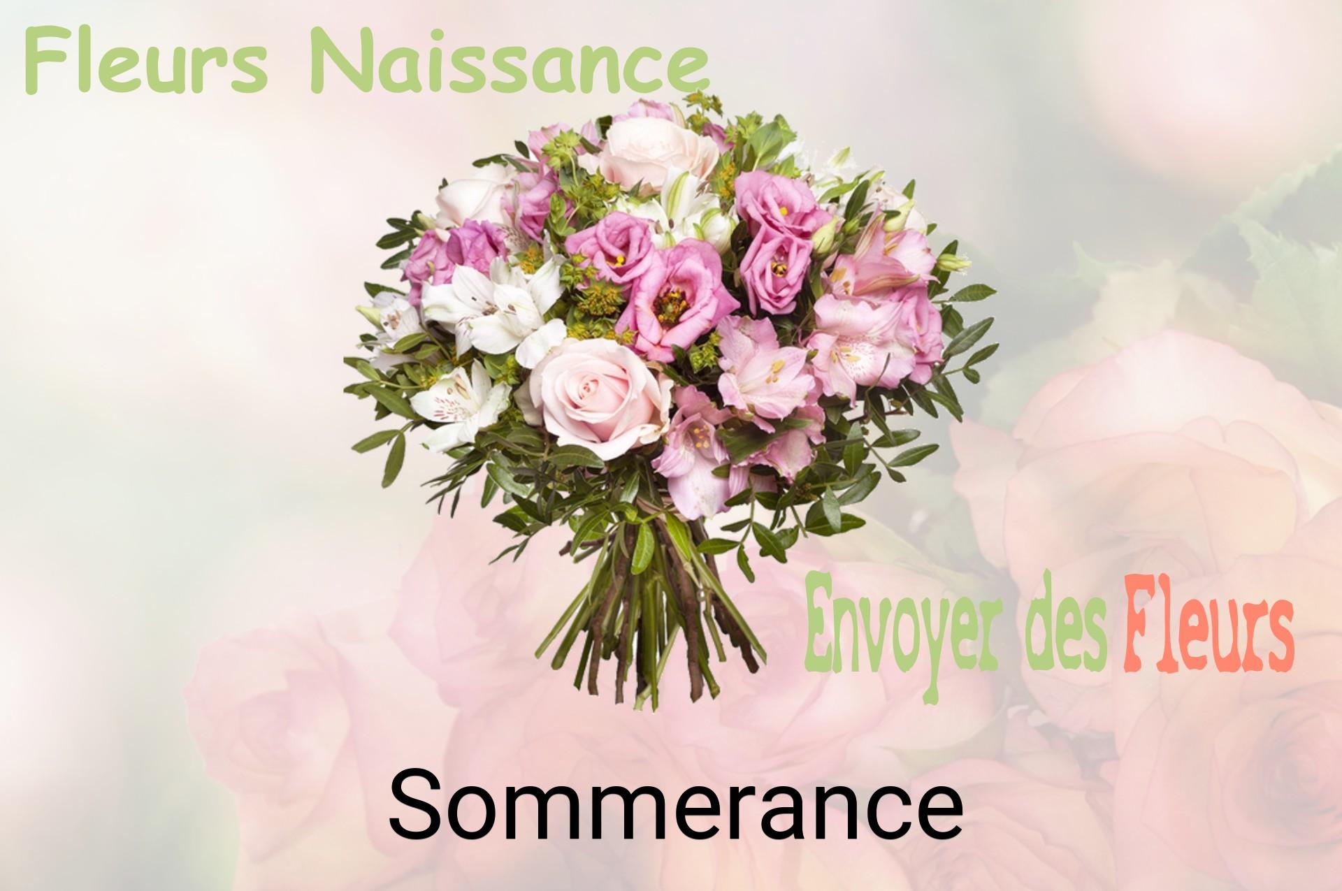 Bouquet de fleurs de naissance livré à Sommerance